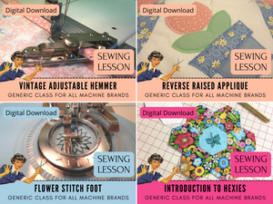 📩 Sewing Lesson Bundle 25 - 48 and the Bonus Class, Digital Delivery