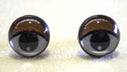 Fantasy Hooded Safety Eyes - Brown, 12mm