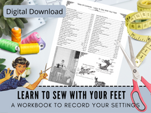 Learn To Sew With Your Feet - Instant Delivery