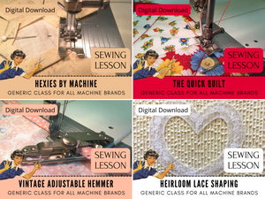 Replacement Sewing Lesson Bundle 25 - 48 and the Bonus Class