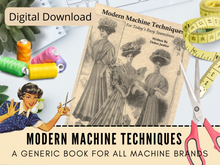 Modern Machine Techniques, Learn to Use Specialty Needles, Instant Delivery