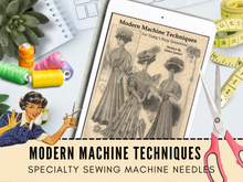✂️ Modern Machine Techniques, Learn to Use Specialty Needles, Instant Delivery