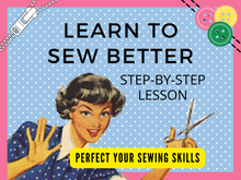 Learn techniques the right way and perfect your sewing with practice. This sewing lesson tutorial is Sewing With Knits. It has step-by-instructions on everthing you need to know to successfully pick and pattern and start sewing. It's a generic class for beginner sewing to advanced.