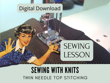 Sewing Lesson - Sewing Knits Class For Beginners
