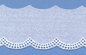Swiss Lace Edging 1 5/8" #100061 White