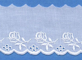 Swiss Lace Edging 1 7/8" #62772 White