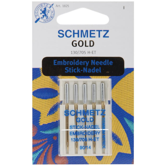Schmetz Gold Embroidery Needles - 75/11
