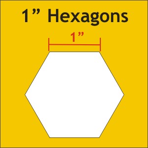 Hexagon Paper Pieces / 1