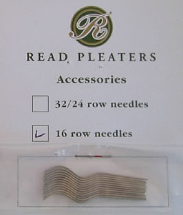 Read 16 Row Replacement Pleater Needles, 12 pack
