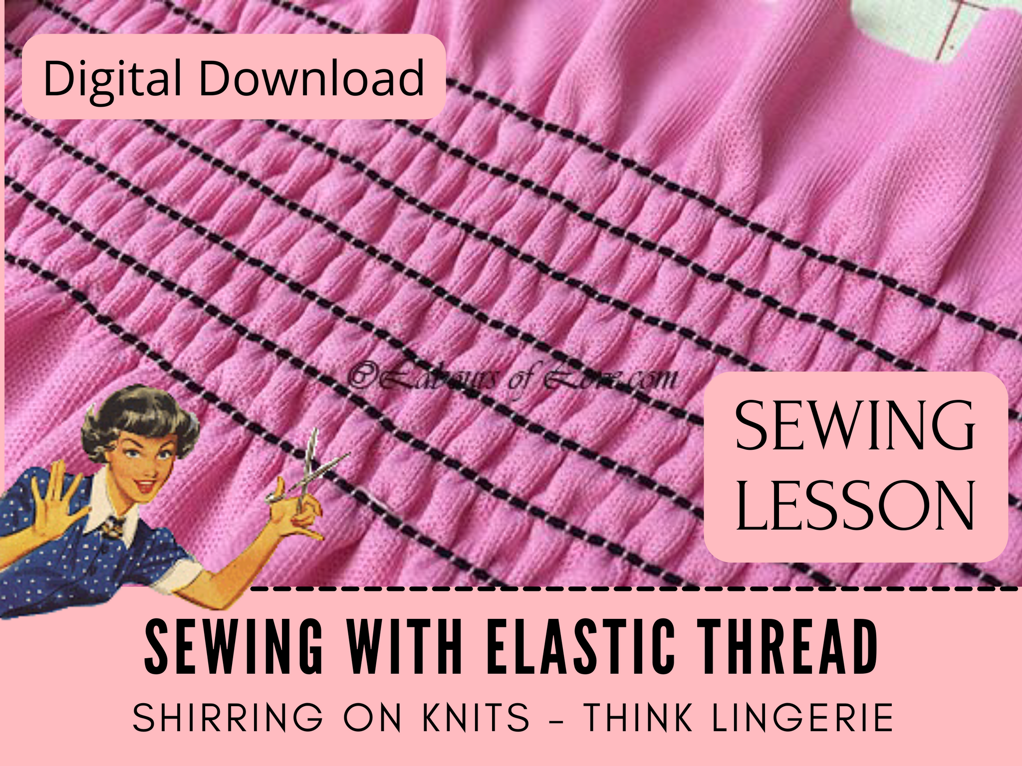 Shirring with Elastic Thread