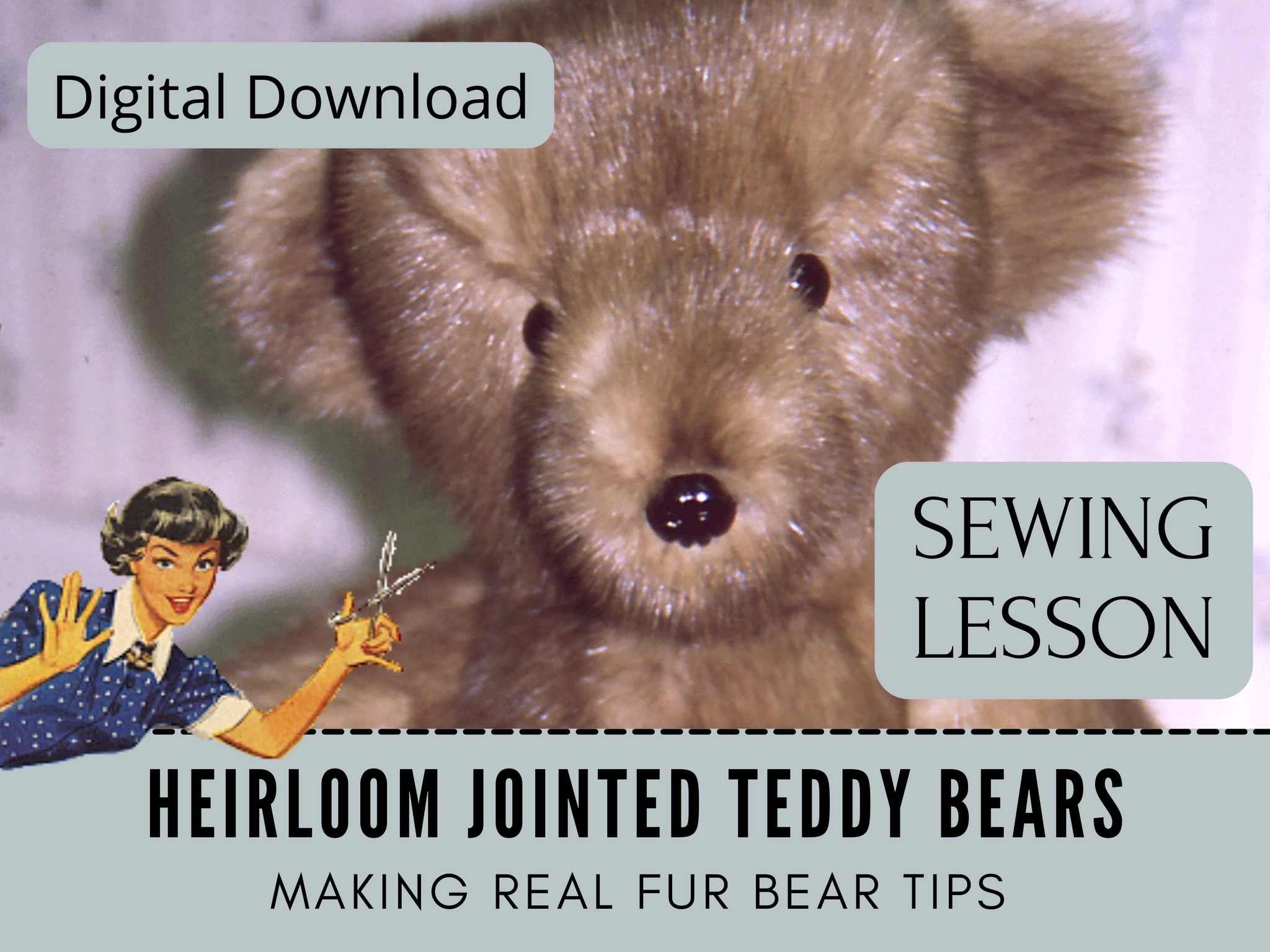 Sewing Lesson 48 Heirloom Teddy Bears Memory Bears Labours of