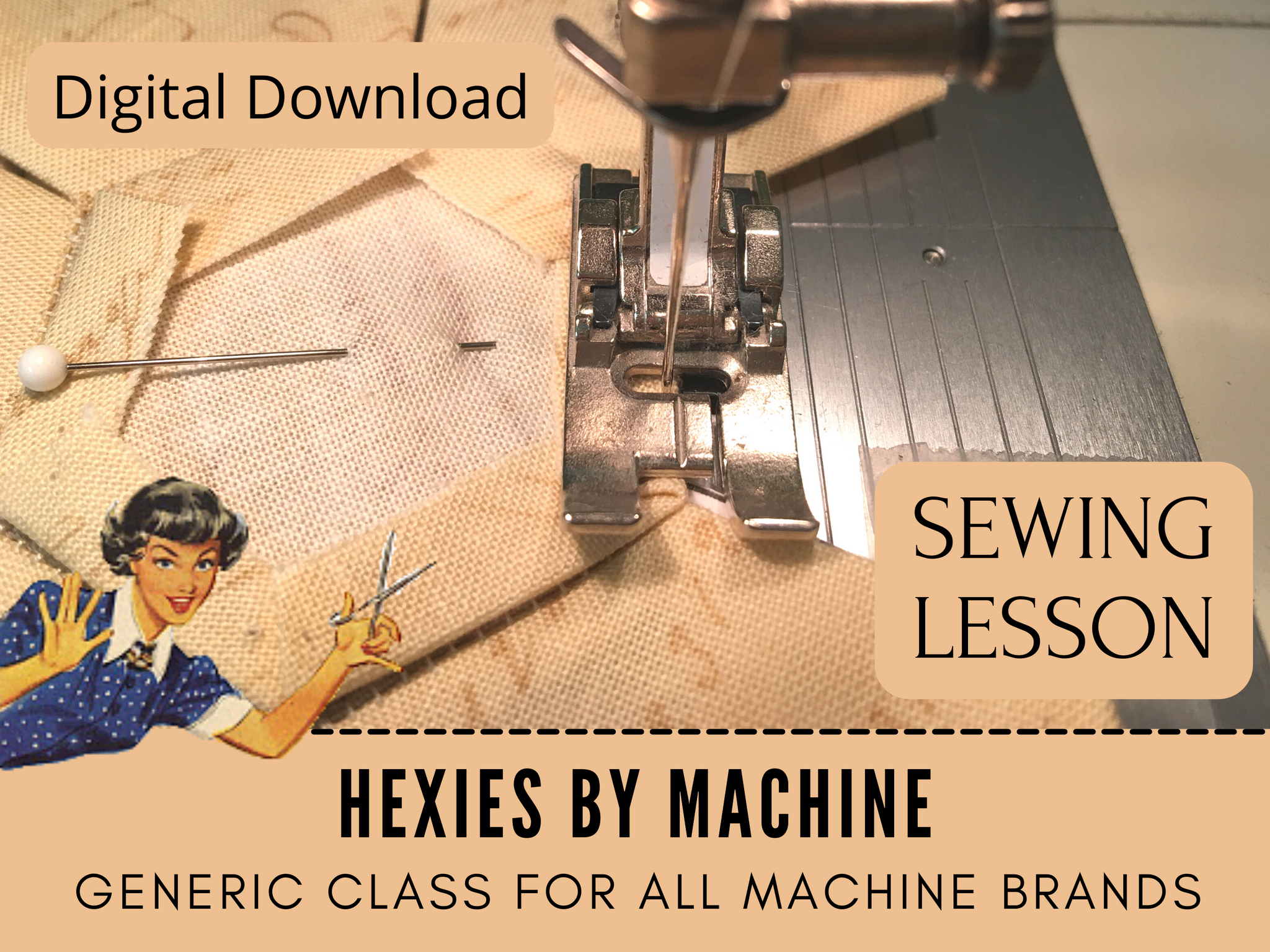 11+ Sewing Methods And Techniques Sewing Lesson - Hexies Attached By Sewing Machine Technique – Labours