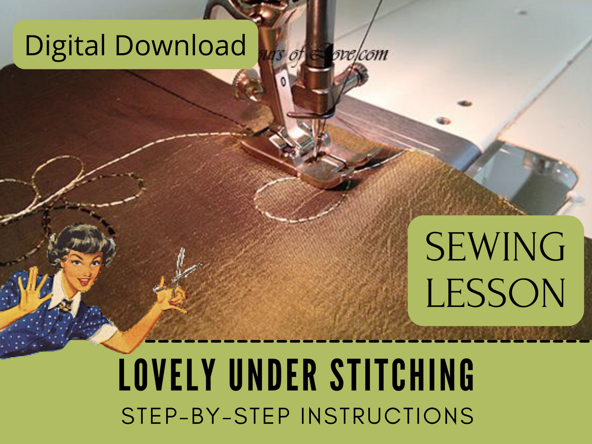 Sewing Lesson - Under Stitching For Facings And How To Do It – Labours ...